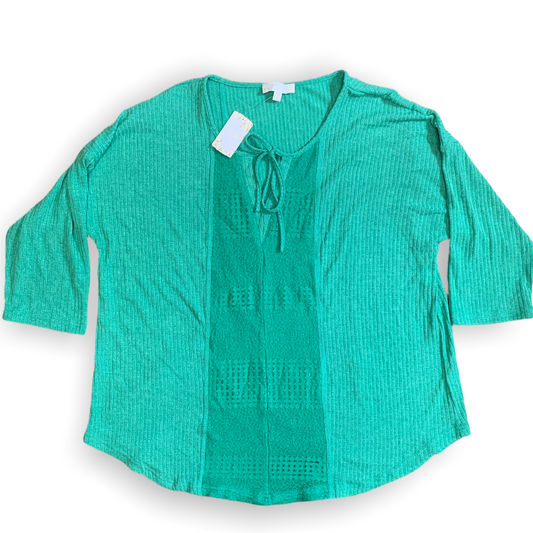 NWT Weekend by Suzanne Betro Knit Top (Size: 3X)