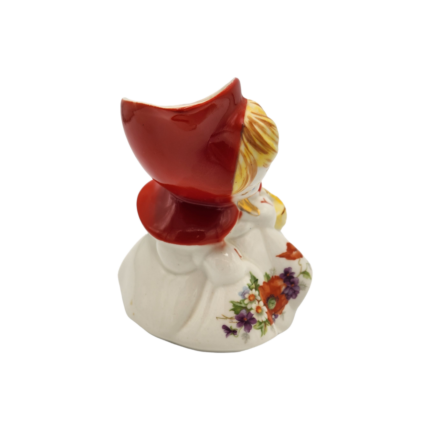 Vintage 1940 Hull Pottery Little Red Riding Hood Creamer Pourer and Salt Shaker