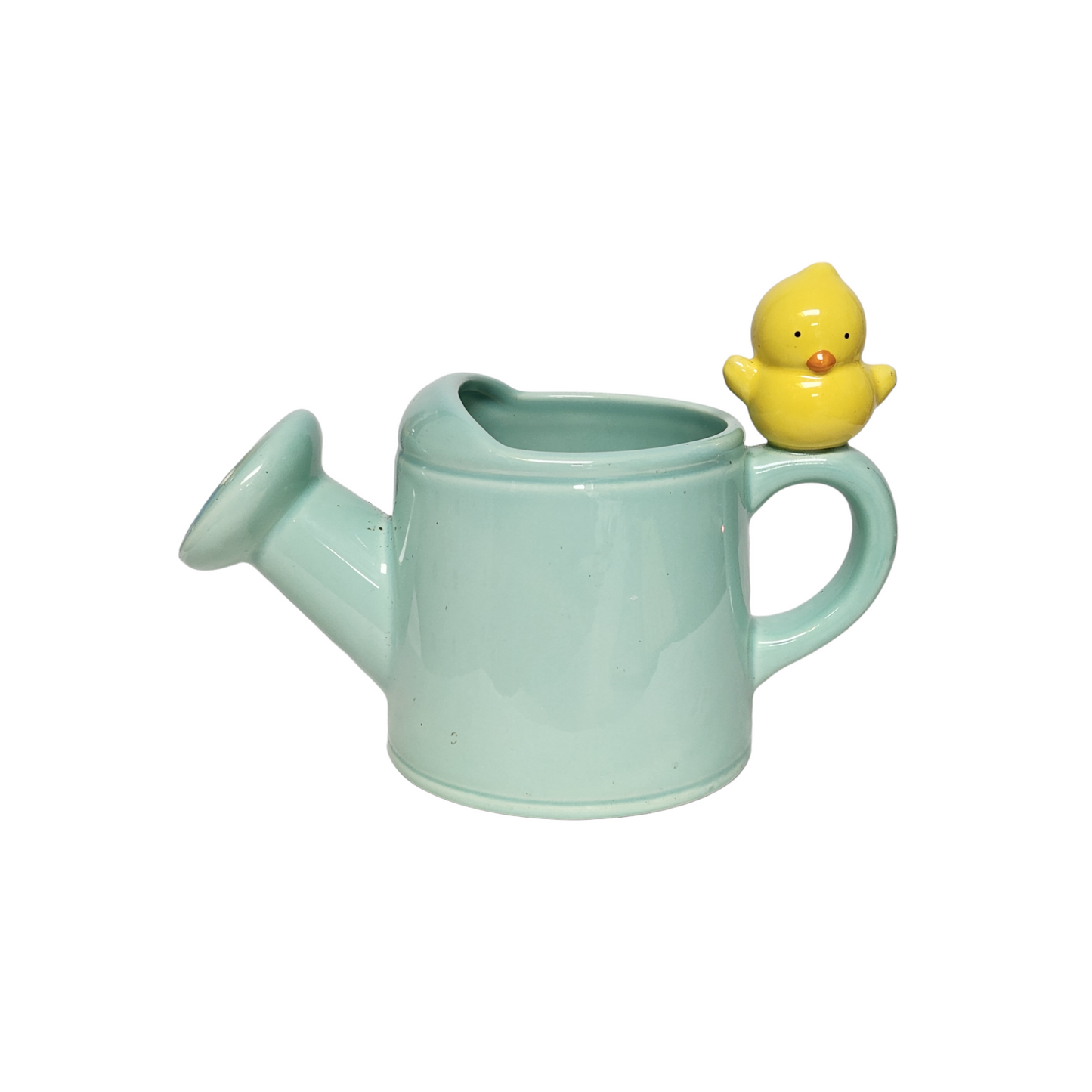 Teleflora Gifts Ceramic Chick on Watering Can Planter Vase