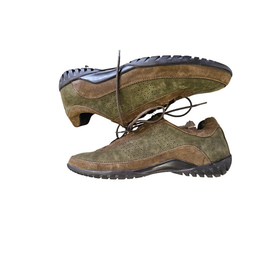 Men's Donald J Pliner Farr Suede Green/Brown 11.5M Shoes