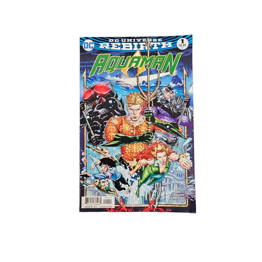 Collectible DC Comic Book Aquaman Rebirth