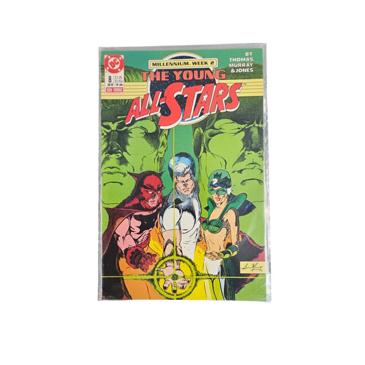 Collectible DC Comic Book The Young All Stars in Plastic Cover