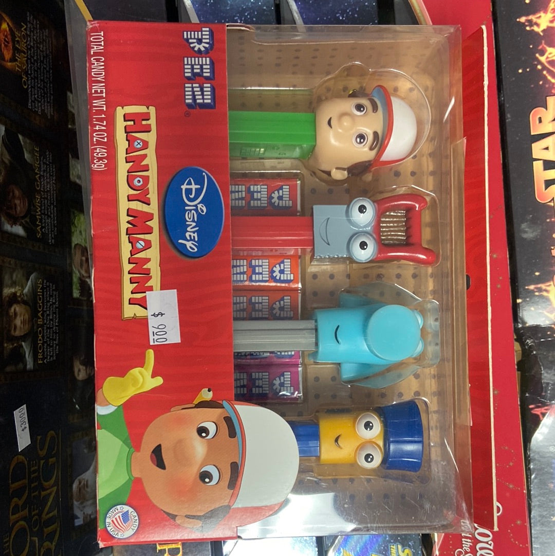 Collector's Series Sealed Pez Disney Handy Manny Box Set of 4 Despenser's Retired !