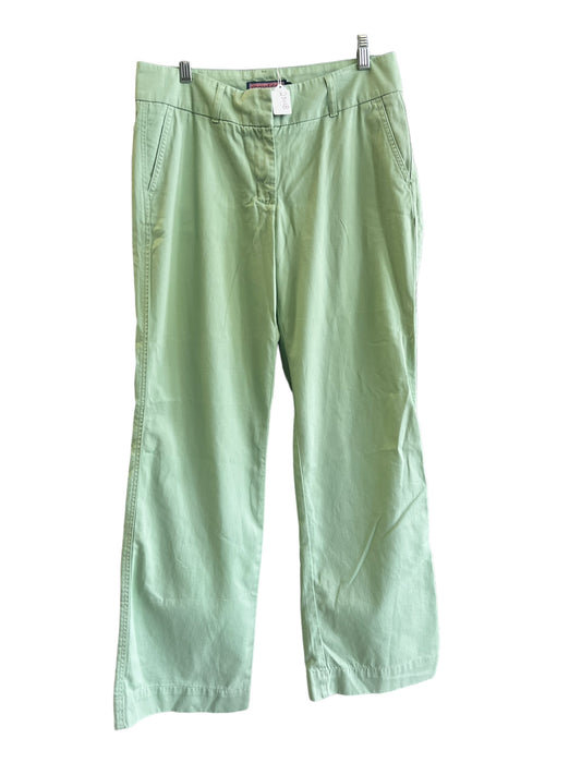 NWT Women’s Vineyard Vines green twill straight leg pants size: 6