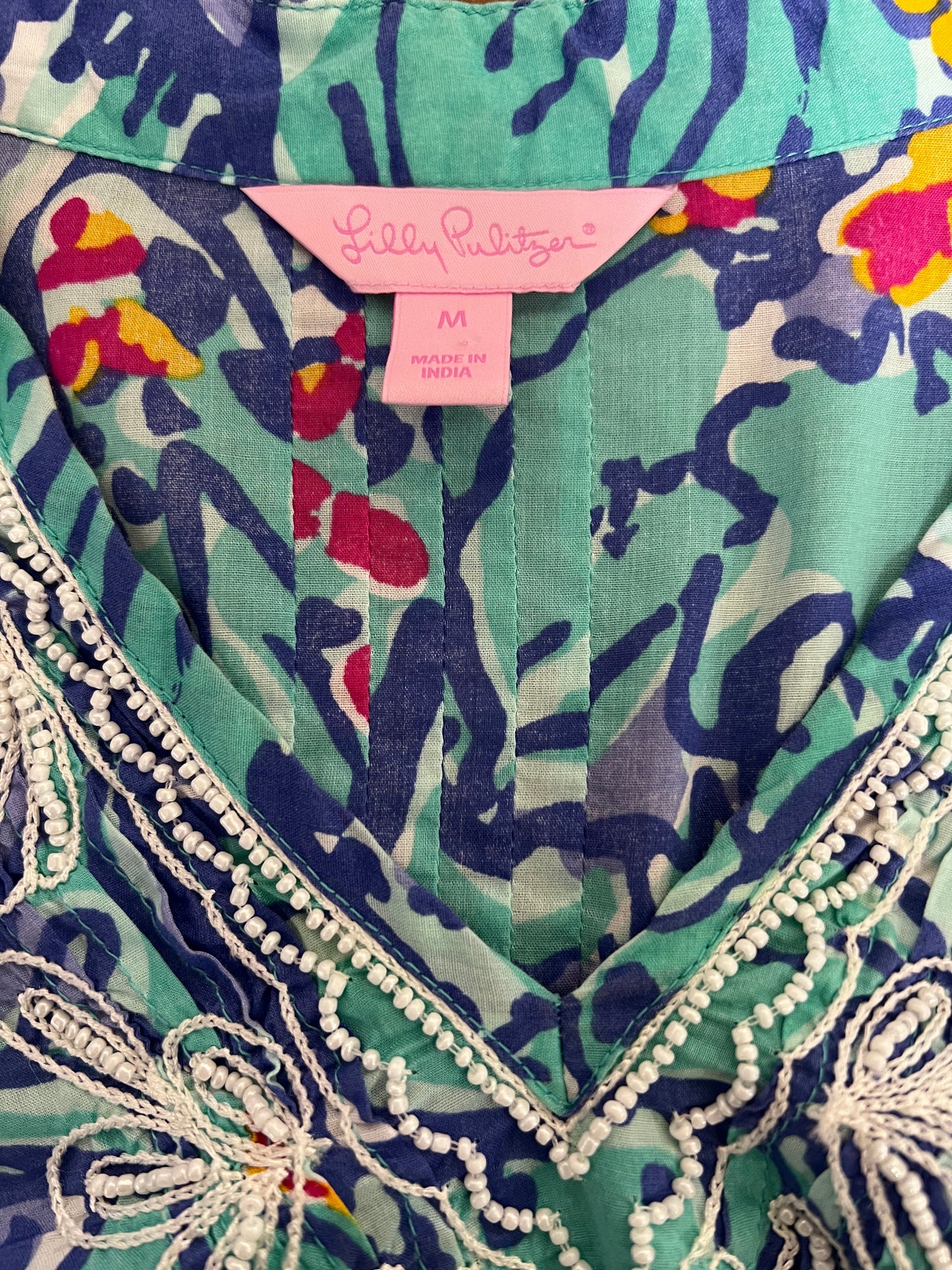 Lilly Pulitzer Women's Tunic Top. Size Medium. Mulit color