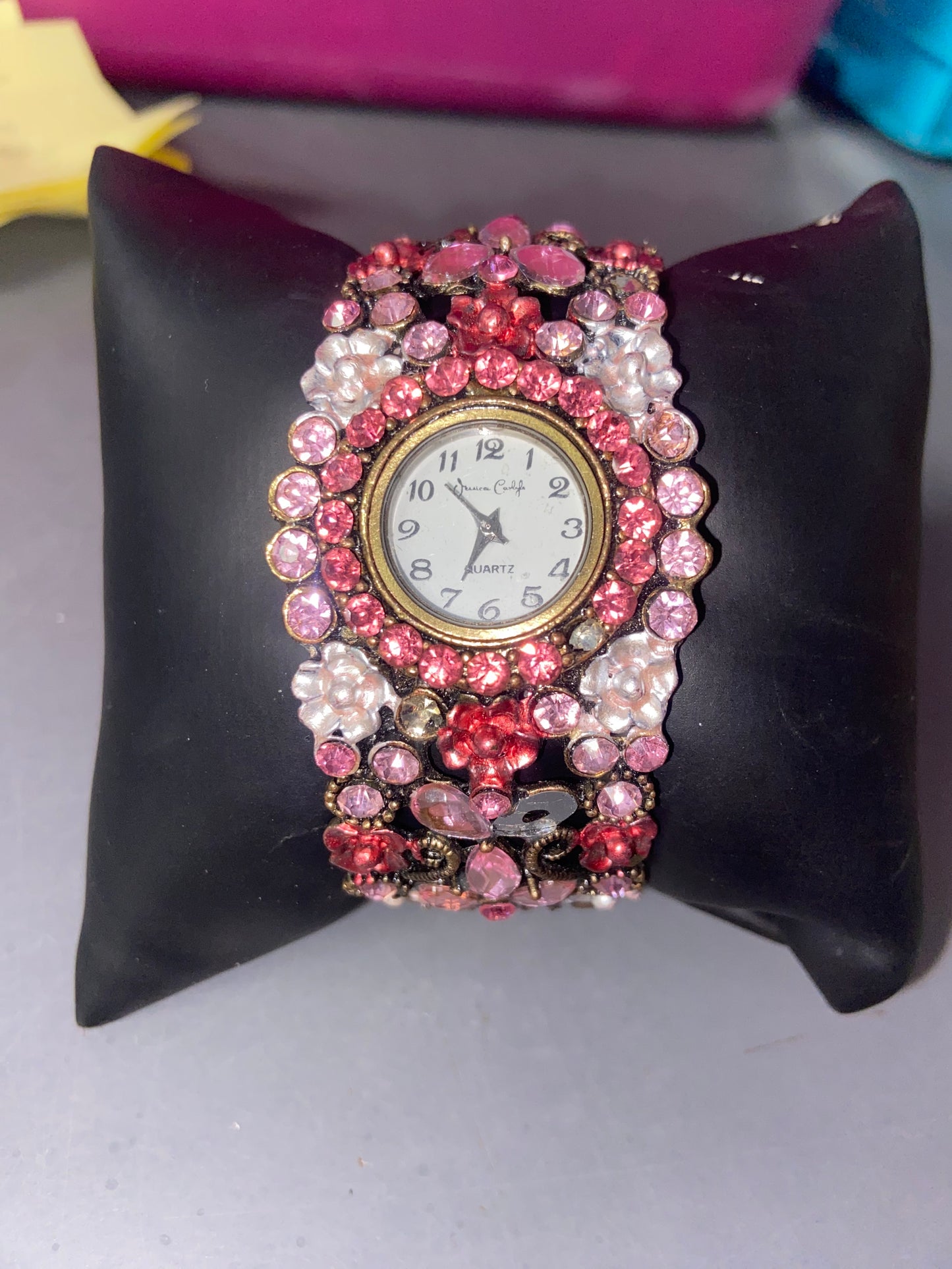 Jessica Carlyle Floral Watch Bracelet