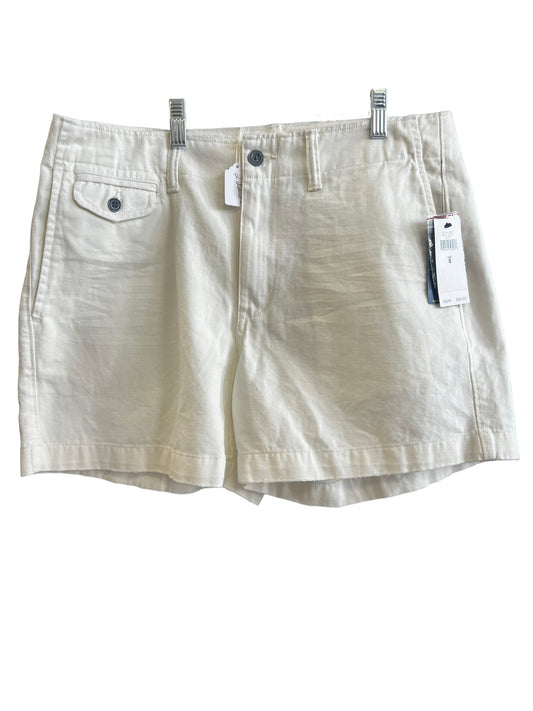 NWT Polo Ralph Lauren logo white twill authentic chino shorts size: 8