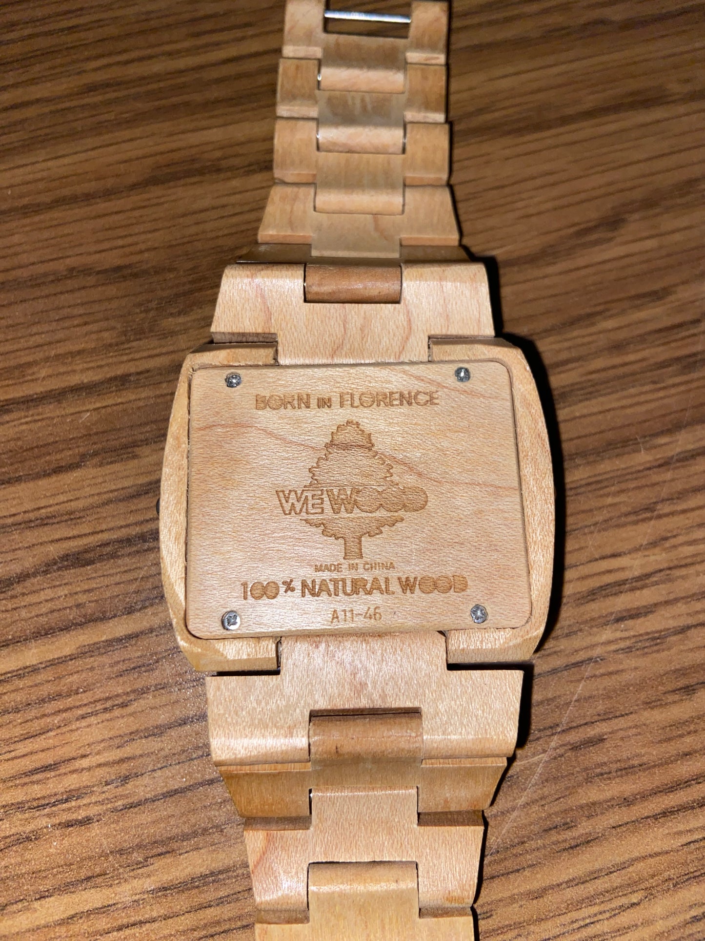 WeWood Jupiter Beige Natural Wood Watch