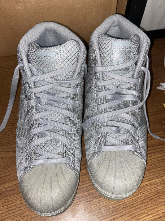 Adidas Originals Pro Model Weave Gray Sneakers (Size 10)