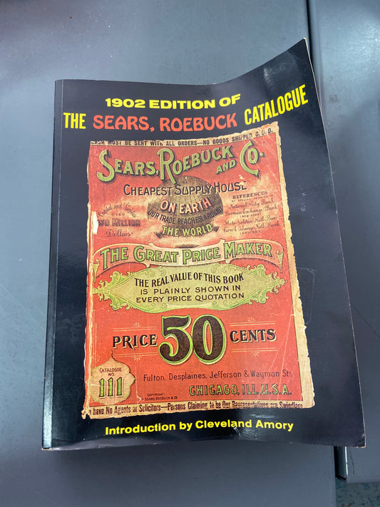 Vintage 1902 Edition of The Sears, Roebuck Catalogue 1969 Reprint