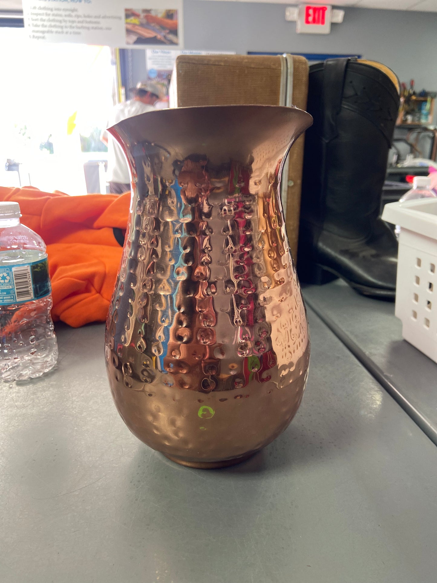 Thirstystone Hammered Penny Copper Finish Pitcher