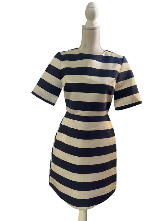 Topshop Blue and White Striped Dress (Size 6)