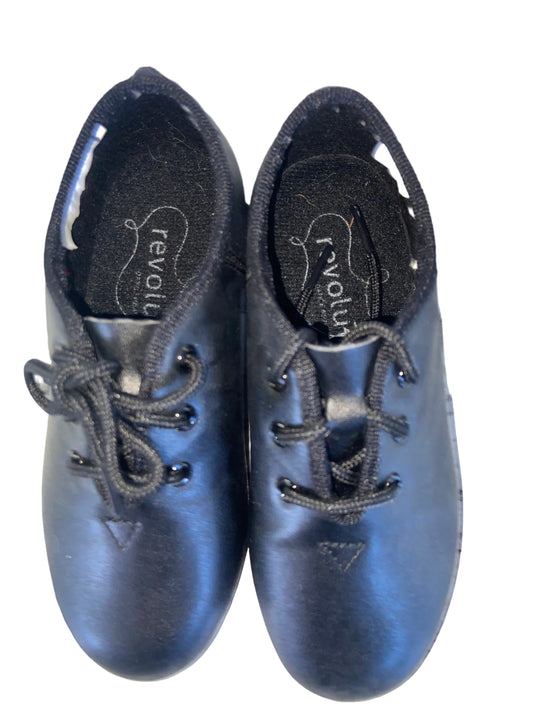 Revolution Dancewear Toddler Girl's Black Tap Dance Shoes (Size t 12)
