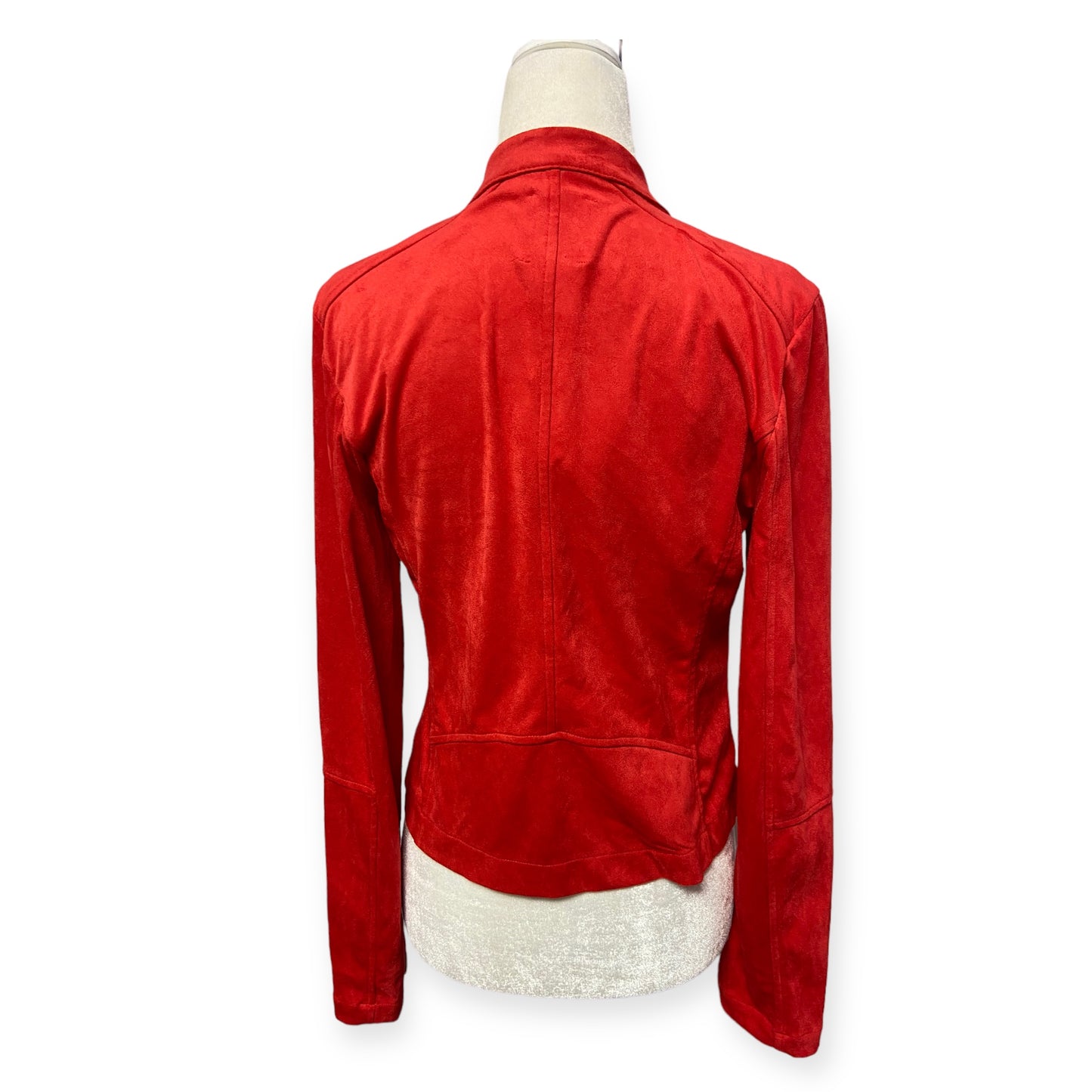 NWT Lysse Summer Vegan Suede Red Flare Jacket (Size XS)