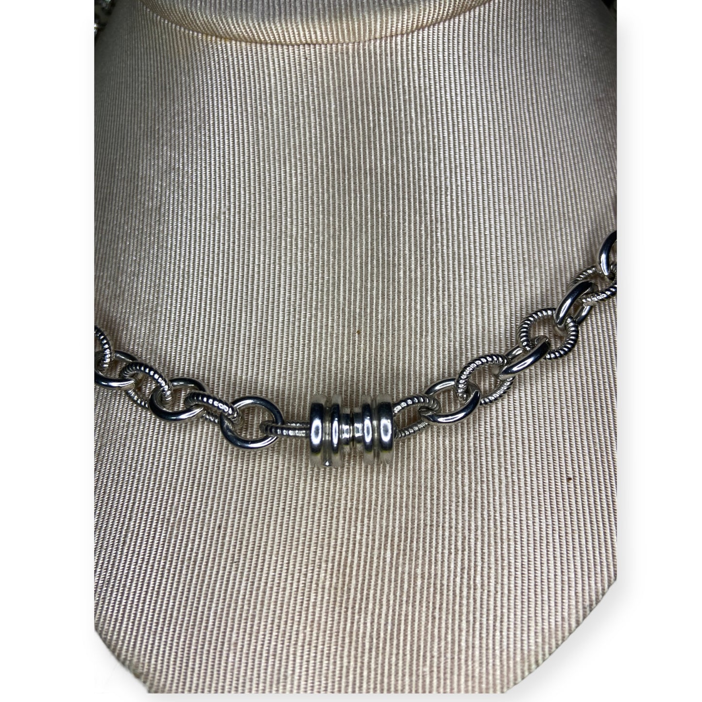 Judith Ripka 17" Sterling Silver Chain Link Necklace
