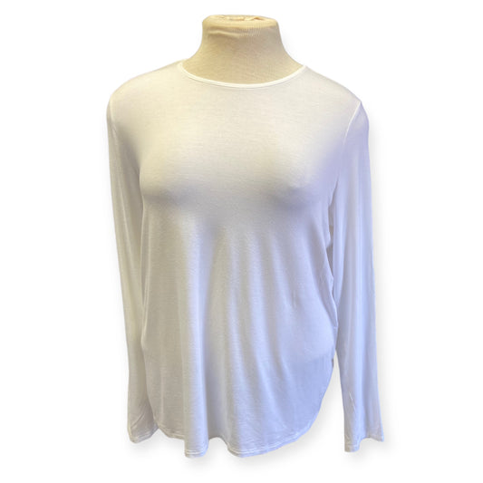 Eileen Fisher White Long Sleeve Shirt (Size XL)