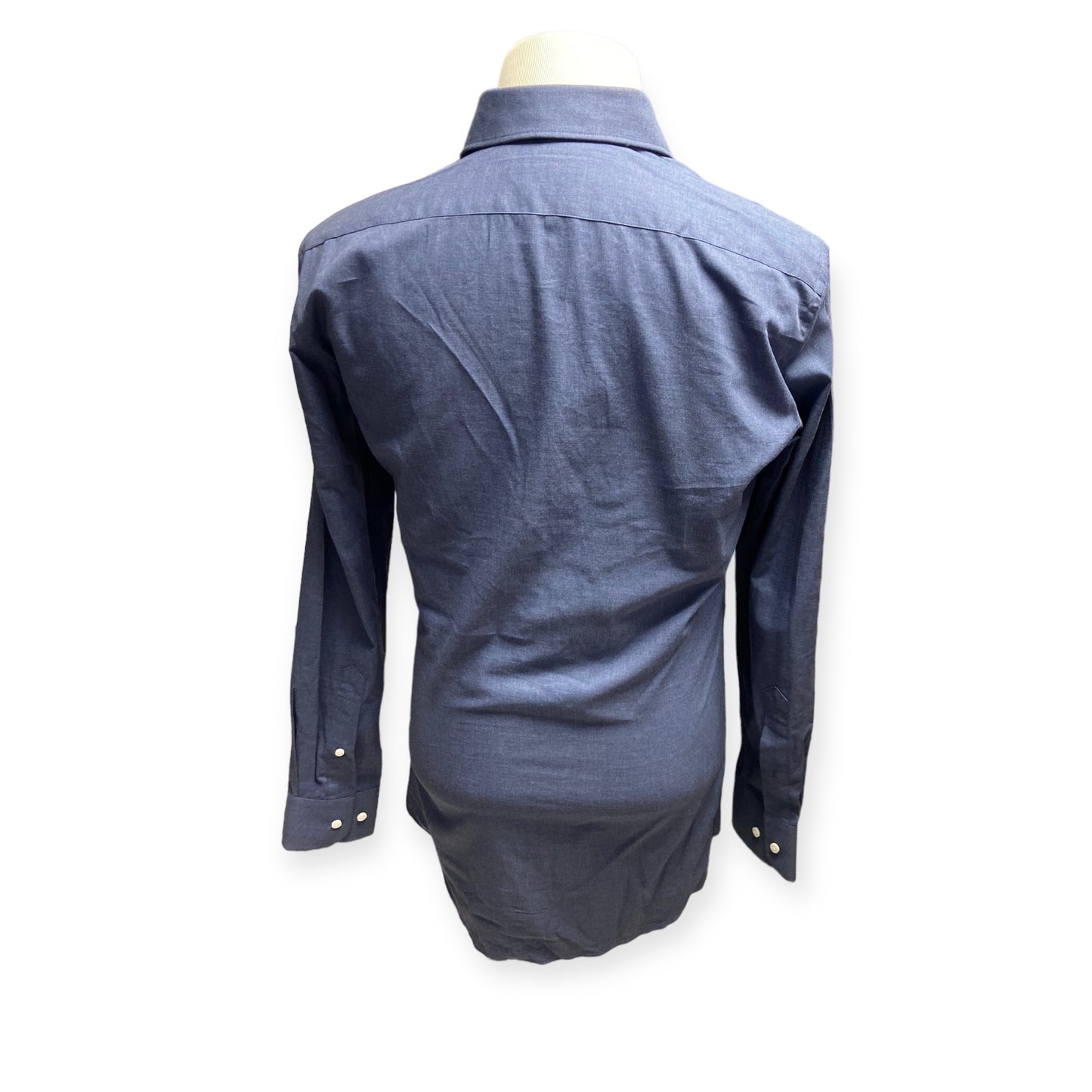 NWT Indochino Melange Navy Button Down Dress Shirt (size S)