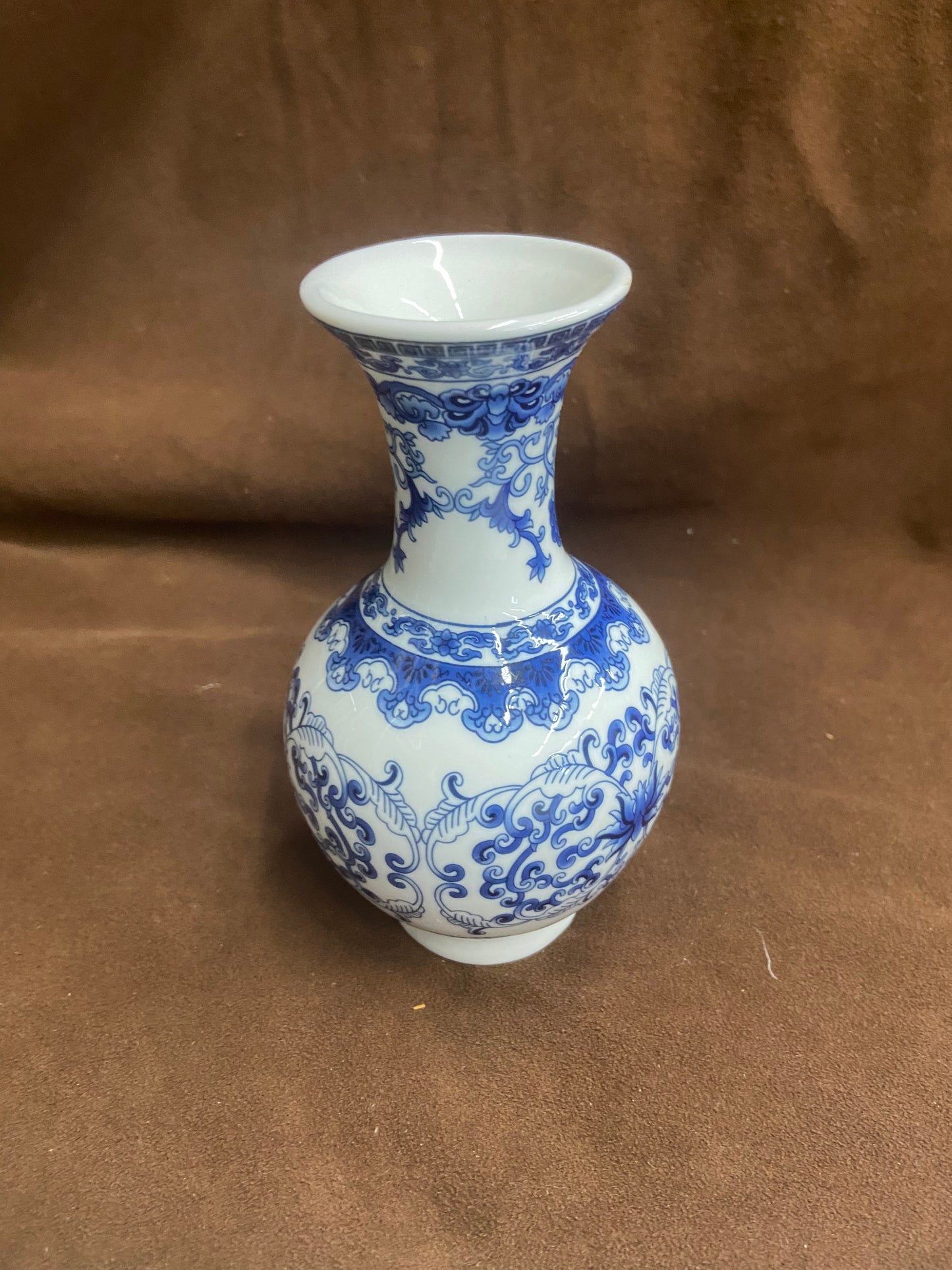 Anti Traditional Chinese Blue and White Porcelain Vase for Flowers Floral Vase