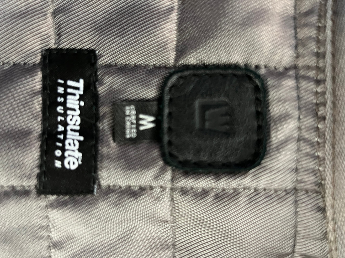 Wilson Black Leather Ladies Thinsulate Lined Jacket Size Medium