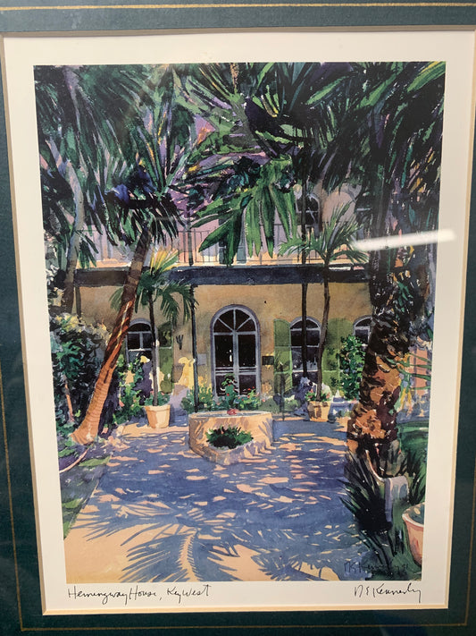 Hemingway House, Key west Print. R.E. Kennedy