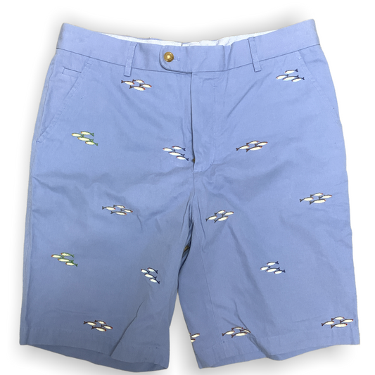 J. McLaughlin Men’s Embroidered  Shorts